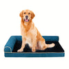 Memory Foam Orthopedic Dog Bed For Medium Dogs, Waterproof Medium Dog Beds With Washable Removable Cover, Dog Sofa Bed, L Shaped Pet Bed With Waterproof Lining And Nonskid Bottom