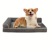 Memory Foam Orthopedic Dog Bed For Medium Dogs, Waterproof Medium Dog Beds With Washable Removable Cover, Dog Sofa Bed, L Shaped Pet Bed With Waterproof Lining And Nonskid Bottom