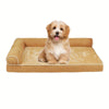 Memory Foam Orthopedic Dog Bed For Medium Dogs, Waterproof Medium Dog Beds With Washable Removable Cover, Dog Sofa Bed, L Shaped Pet Bed With Waterproof Lining And Nonskid Bottom