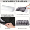 Premium Orthopedic Dog Bed - Bite-Resistant, Dirt-Repellent and Machine Washable Pet Mat with Anti-Slip Bottom, & Joint Support