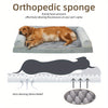 XS, S, M, L Breed Dogs Memory Foam Orthopedic Dog Bed Sofa with Removable Washable Cover, Waterproof Liner, Non-Skid Bottom & Pressure Relief Comfort
